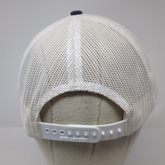 Texas Star Snapback Mesh Back Trucker Hat Blue One Size Richardson - Picture 6 of 10